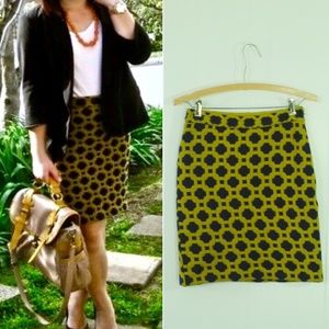 Anthropologie Tile Skirt by Charlie & Robin Size 0